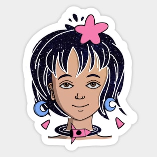 I'm a Space Girl Sticker